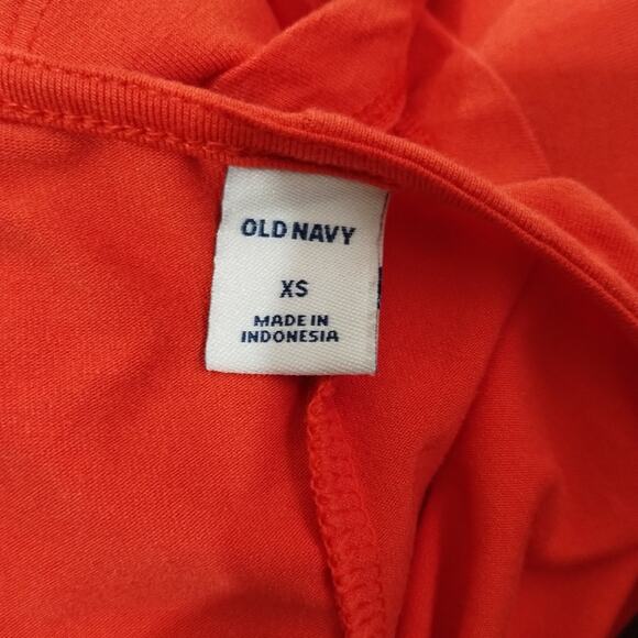 A Old Navy Women's Orange Tank Sleeveless Flowy Spring Summer Swing Dress XS - Picture 7 of 8